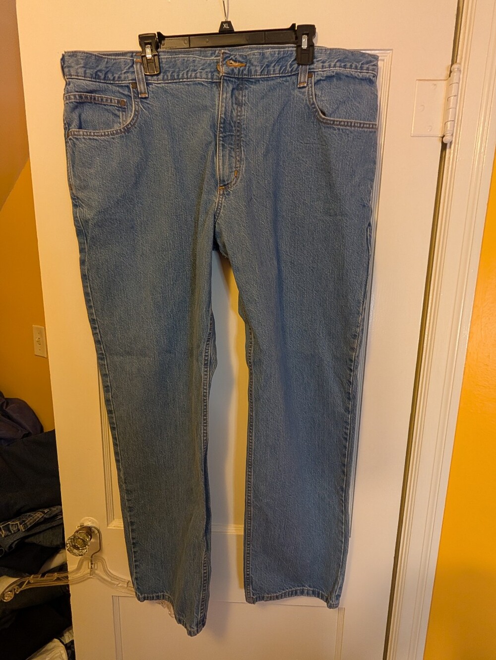 Carhartt Men's Relaxed Light Blue Denim Jeans